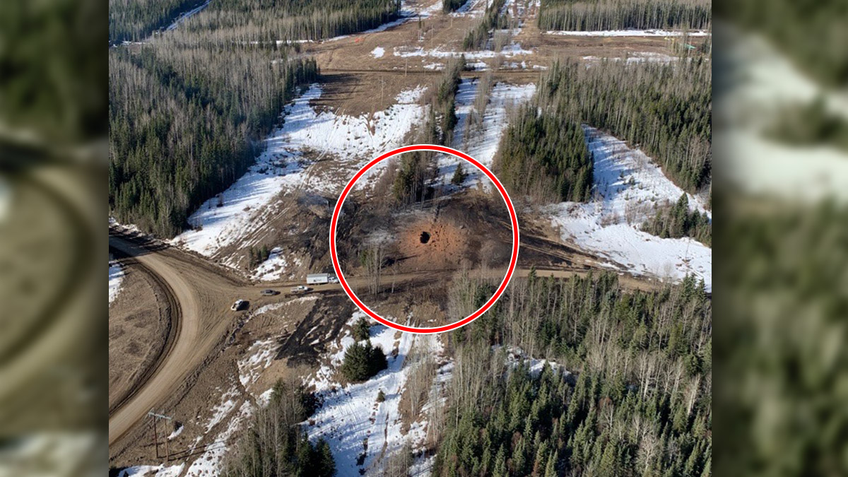 Incident site identified via aerial photography