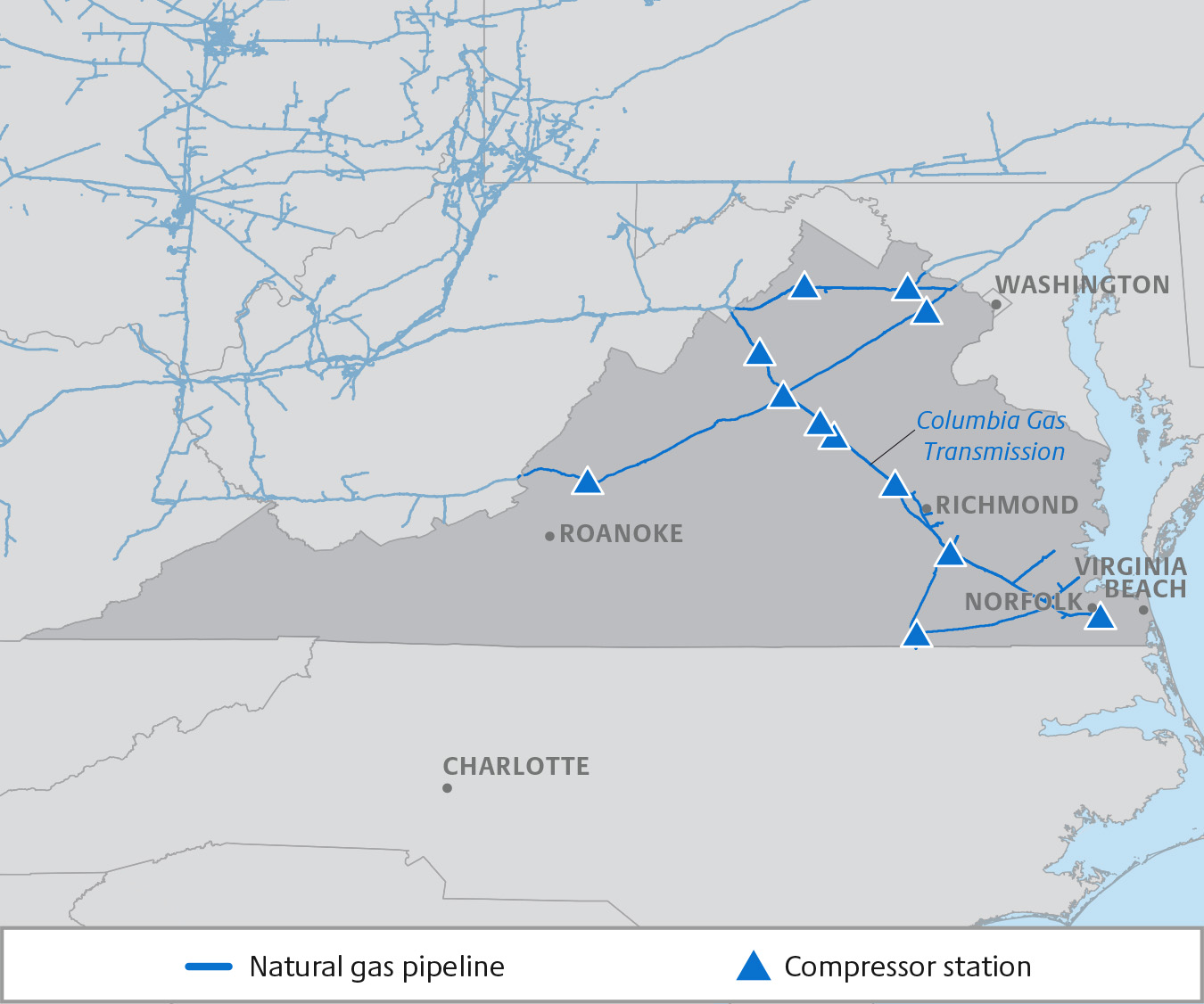Virginia map