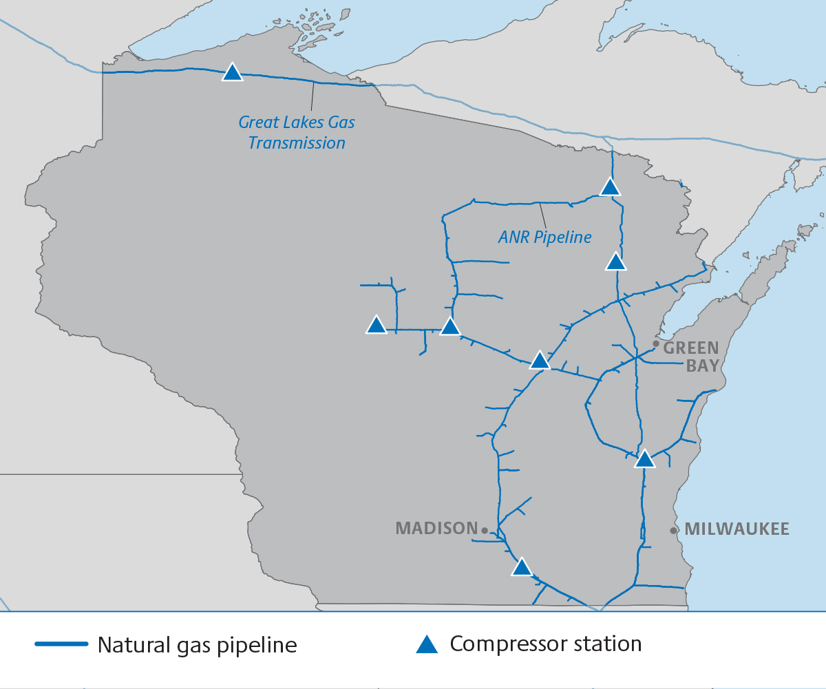 Heart of America – Wisconsin map