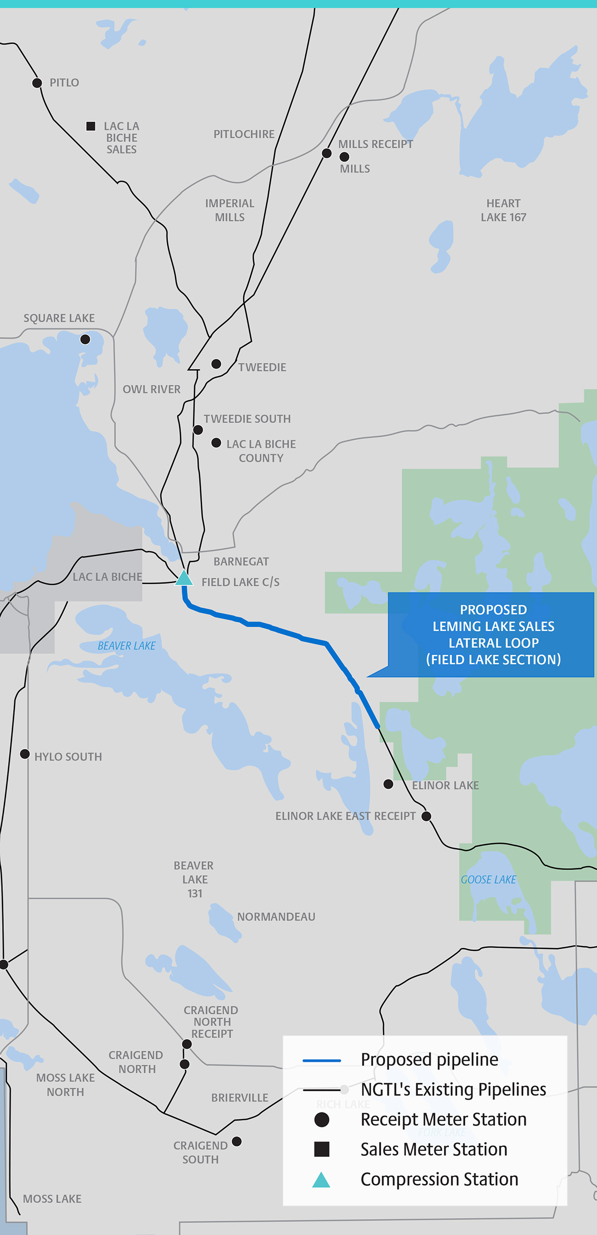Leming Lake Sales Lateral Loop Project