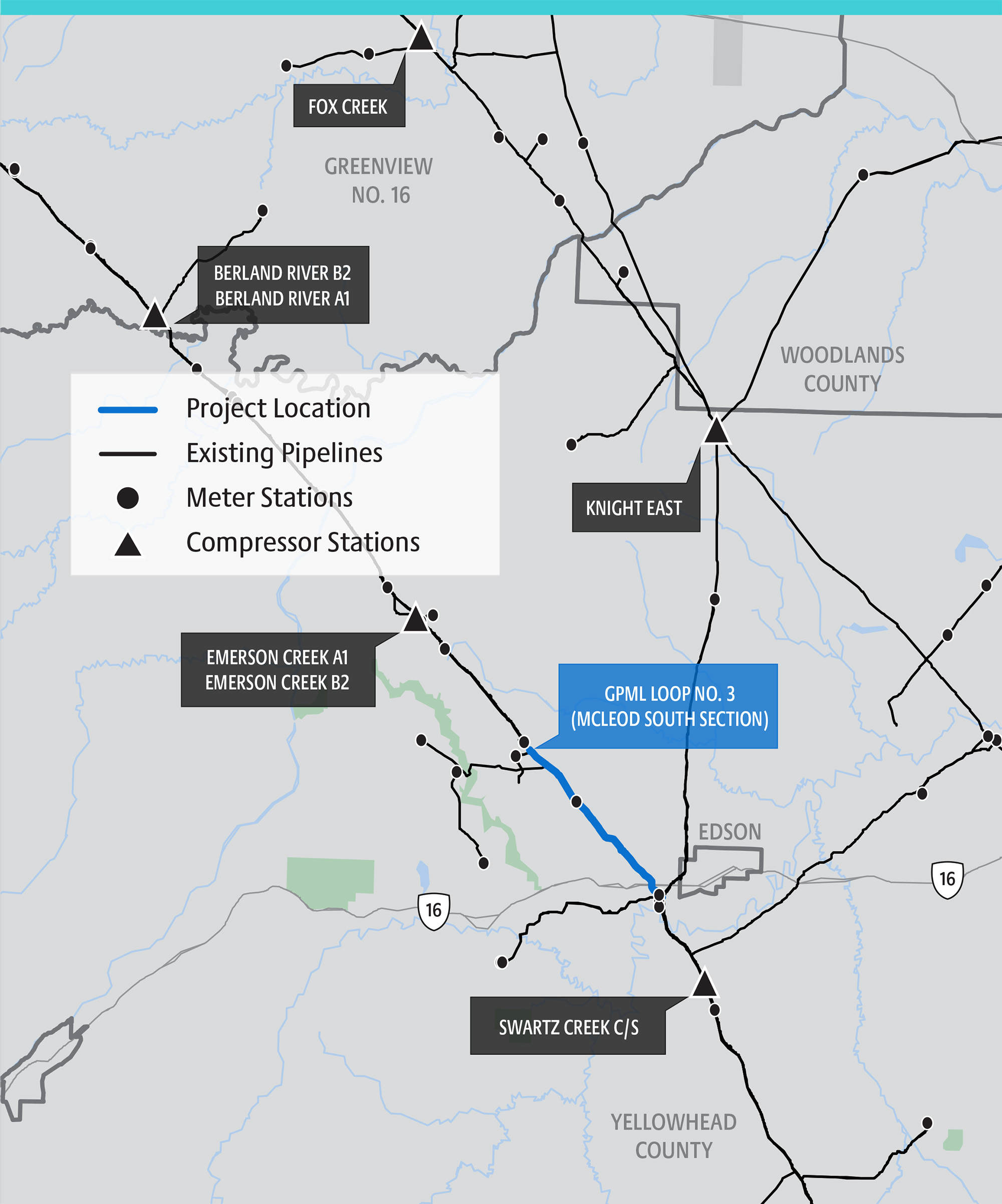 McLeod South map