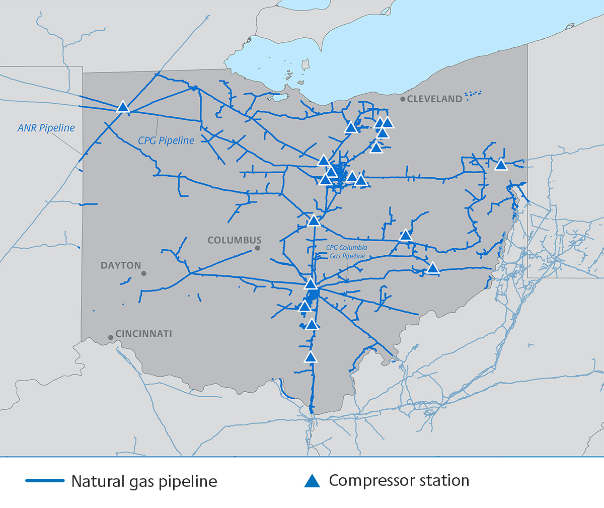 Ohio map
