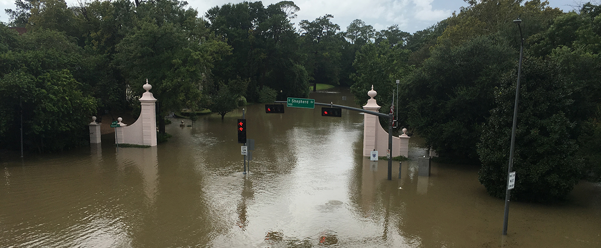 Houston floodwaters Houston floodwaters