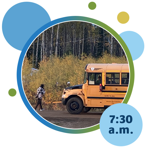 Boys off to school