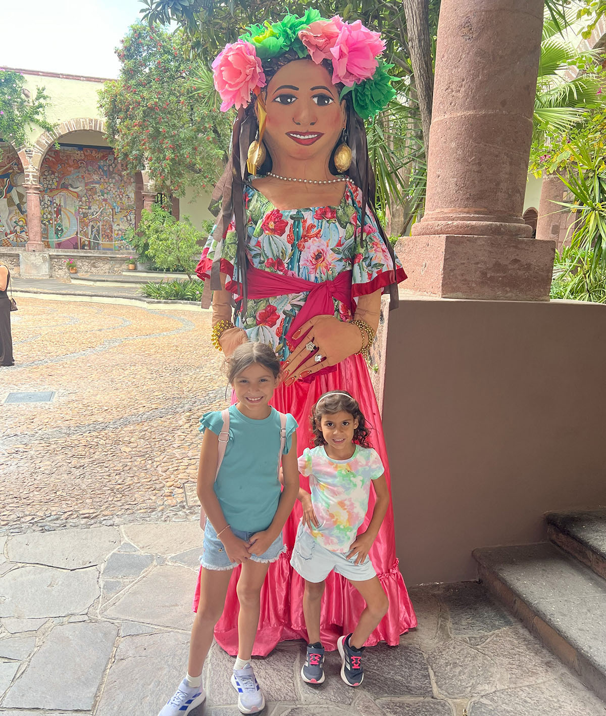 Francisco’s daughters attended an art camp in San Miguel de Allende.