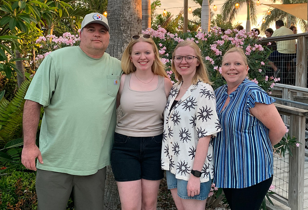 Scott and his family